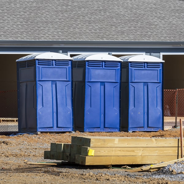 how do you dispose of waste after the porta potties have been emptied in Annetta